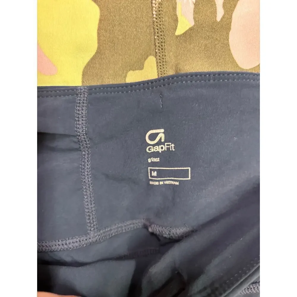 2 Pair of Cropped Leggings Women's Medium Calvin Klein & Gap Fit Yoga, Athletic